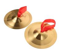 POPETPOP Instrumento De Percusión Platillos De Aleación Mini Platillos De Mano Para Niño Niña y Adultos Uso Orquestas y Clases De Música