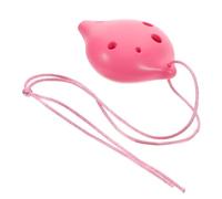 POPETPOP Instrumento Musical Ocarina y Conveniente Fácil de Aprender Color Aleatorio de Plástico Portátil de 6 Agujeros para Principiantes para Practicar en Cualquier Lugar