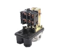 POPETPOP Interruptor de Presión Material Metálico para Compresor de Aire Vertical Controlador Automático, Diseño de 4 Orificios y Componente Electrónico para Bomba