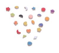 POPETPOP Irregular Porcelain Tiles With Star And Moon Shapes Creative Ceramic Mosaic Pieces For Diy Crafts Wall Decoration Bathroom Kitchen Living Room