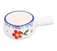 POPETPOP Jarra de Cerámica para Crema con Asa, Dispensador Práctico y Resistente para Café y Salsa, Diseño Creativo Adecuado para Uso en Casa y Oficina