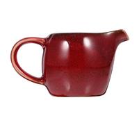 POPETPOP Jarra de Crema de Cerámica con Asa y Boquilla, Jarra Pequeña para Café y Leche, Diseño Europeo Clásico, Capacidad Moderada, Adecuado para Uso en Cafeterías de Café