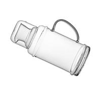 POPETPOP Jarra de Vidrio Transparente con Alta Resistencia Térmica para Jugos y Bebidas Frías Multiuso para Hogar Diseño Duradero y Seguro