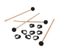 POPETPOP Juego de 12 Fundas para Dedos y Baquetas de Batería Etéreas, Material Sintético Práctico Que Protege la Punta del Dedo para Músicos Principiantes