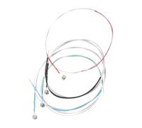 POPETPOP Juego de 4 Cuerdas de Violín 1/2 Tamaño Cuerdas Metálicas para Reparación de Violines para Músicos Principiantes y Profesionales Afinación Precisa para Práctica y Presentaciones