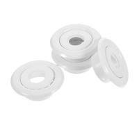 POPETPOP Juego de 4 Tapas Decorativas para Rociadores contra Incendios Dn15 1/2 Blancas Anillos Embellecedores Empotrados para Cabezal de Rociador Accesorios para Protección y Decoración