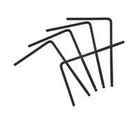POPETPOP Juego de 5 Llaves Hexagonales de Metal 4mm para Ajuste de Tensor de Guitarra Acústica Portátil, Herramienta para Mantenimiento y Restaurar Acción de Cuerdas