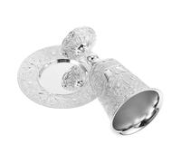 POPETPOP Juego de Copa de Vino Shabat Judaica de Metal Copa Sagrada de Bendición para Festividades Judías para Ceremonias Regalos Tradicionales 1 Unidad