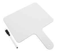 POPETPOP Juego de Pizarra de Borrado Seco Doble Cara Marcador, Material de Madera y Plástico, Adecuado para Juegos y Fiestas, Portátil y Fácil de Escribir y Borrar