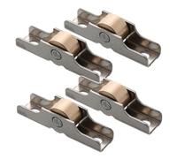POPETPOP Juego De Rodillos Resistentes para Mosquiteras 4pcs Acero Inoxidable para Puertas Corredizas Ventanas Armarios