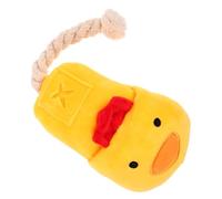 POPETPOP Juguete Chirriante para Perros Resistente al Mordisco Forma de Zapato Interactivo de Peluche y Cuerda Juguete Portátil para Masticar y Limpiar Dientes para Cachorros y Perros