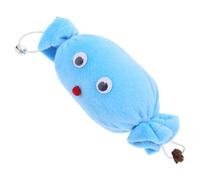 POPETPOP Juguete Interactivo para Gatos con Campana, Peluche Acolchado en Forma de Dulce para Masticar y Jugar en Interiores, Adecuado para Decoración del Hogar y Entretenimiento