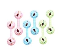 POPETPOP Juguete Sonajero Manivela Para Bebés 0-1 Año, Set De 6 Piezas, Material Seguro, Colorido, Estimulación Sensorial y Desarrollo Infantil