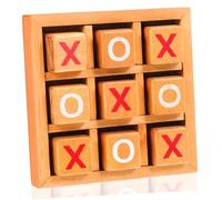 POPETPOP Juguetes De Tres En Raya para Padres e Hijos De Inteligencia y Ocio En Madera para Jugar En Familia o Pasar Tiempo Juntos