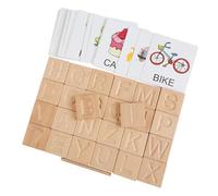 POPETPOP Juguetes Educativos Bloques del Alfabeta Juguete De Inteligencia para Aprendizaje Temprano Casa o Escuela