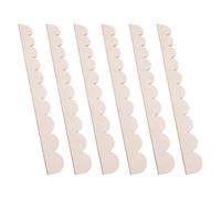 POPETPOP Kit de 6 Molduras Madera Festoneadas sin Terminar para Moldura de Gabinete de Madera, Decoración Creativa para Armario Cocina Pared y Estantes