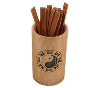 POPETPOP Kit de Adivinación I Ching Bambú Compacto Educativo para Prácticas Tradicionales Chinas Aprendizaje de Feng Shui y Colección Artística Portátil