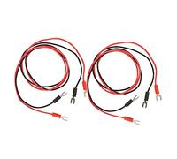 POPETPOP Kit de Cables de Conexión a Tierra para Tocadiscos, Cable de PVC Cobre, 4 Unidades, Pinzas Tipo U para Prueba