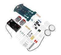 POPETPOP Kit de Coche Eléctrico de Rastreo DIY Seguimiento Inteligente de Línea Clara y Oscura, Conjunto de Electrónica para Coche Robot Stem, Kit de Soldadura para Aprender Electrónica,