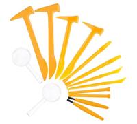 POPETPOP Kit de Excavación de Gemas para y Herramientas Educativas para Explorar y Desarrollar Habilidades Prácticas y Sensoriales Juguete Científico de Arqueología para Niñas Curiosos