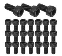 POPETPOP Kit de Pernos M5x10 para Sillas de Oficina de Acero al Carbono Negro 50 Tornillos Mecanismo de Apriete Seguro y Versátil