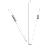 POPETPOP Kit de Resorte de del Acelerador Resorte de Hierro Plata y Varilla de Enlace Versátil Alta Eficiencia para Generador de Gasolina para Máquinas de Lavado