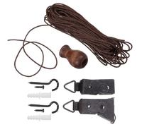 POPETPOP Kit para Reparación de Persianas Enrollables Cuerda y Accesorios, Repuestos para Cortinas, Adecuado para Ventanas en Dormitorios y Espacios de Trabajo