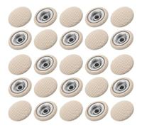 POPETPOP Kit Reparación Tapizado Techo Coche, 30 Botones Fijación Metal para Remendar Tela Caída del Techo Interior, Remaches Duraderos Compatibles Varios Modelos, Reparación Automotor