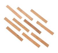 POPETPOP Láminas de Corcho para Clarinete 10 Unidades Accesorio de Reparación para Instrumentos de Viento Madera Reemplazo de Corcho de Cuello Hoja para Clarinete Uso Práctico Musical