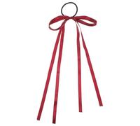 POPETPOP Lazos Cabello con Diseño Elástico y Tejido Ligero, Coletero con Lazo Rojo para Niñas y Mujeres en Diversas Ocasiones