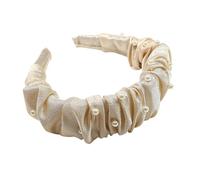 POPETPOP Lazos Para El Cabello Para Mujeres Diademas De Raso Para Mujer Diadema Plisada Diademas Lisas Diadema Para Mujer Diadema Dura Satinada Aro Diadema Tiara Venda Simple