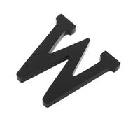 POPETPOP Letras Acrílicas Mini Planas para DIY Joyería y Decoración de Letras Negras para Manualidades Centros de Mesa y Proyectos Creativos
