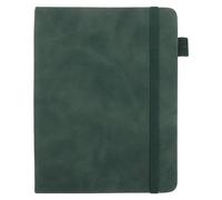 POPETPOP Libreta Organizadora de Contraseñas Portátil Pequeña Cuaderno con Pestañas Alfabéticas Papel Grueso para Escritura Suave Color Verde Oscuro Adecuado para Gestionar Claves y