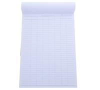 POPETPOP Libro de Contabilidad para Registro de Inventarios Hojas Detalladas en Papel Azul, Diseño Elegante y Funcional para Oficina y Almacén