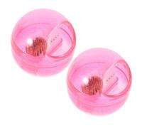 POPETPOP Limpiador de Herramientas para Uñas Diseño Desmontable, Cepillo Limpio para Brocas de Uñas Metálico y Plástico Caja de Plástico para Uso en Salón Casa, 2 Piezas