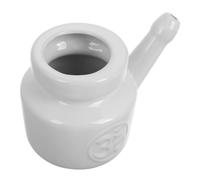 POPETPOP Limpiador Fosas Nasales Botella de Cerámica 350 Ml para Lavado Nasal Seguro y Versátil, Adecuado para Yoga y Cambios Estacionales