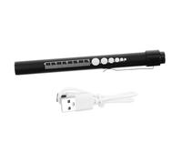 POPETPOP Linterna LED Recargable para Enfermeras Bolígrafo Compacto con Regla y Medidor de Pupilas Luz Portátil para Exploración Clínica y Cuidado Otorrinolaringológico