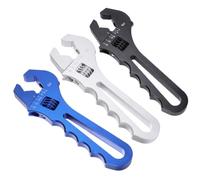 POPETPOP Llave en V Multiusos Ajustable de Aluminio para Modificación de Coche, Herramienta Profesional Azul para Desmontaje y Reparación en Viajes