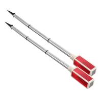 POPETPOP Luces de Advertencia Solares Profesionales para Tráfico Lámparas Estroboscópicas LED Solares de 2 Piezas Resistentes Acero Inoxidable y Plástico Ideales para Exteriores y Obras