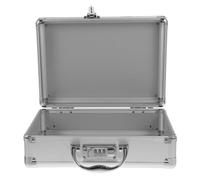 POPETPOP Maletín Metálico Pequeño con Contraseña Caja de Almacenamiento de Herramientas Portátil de Aluminio Multifuncional con Asa Contenedor Resistente para Instrumentos Maquillaje y