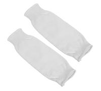 POPETPOP Mangas Protectoras Antimordeduras y Resistentes a Cortes para Antebrazo L 35 Cm, de Material Hppe Color Claro Borde Reforzado, para Jardinería, Trabajo al Aire Libre y Manejo