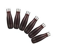 POPETPOP Mango de agarre para archivos, mango de madera para lima, 6 piezas, madera maciza, antideslizante, cómodo, para destornilladores, limas metálicas y carpintería
