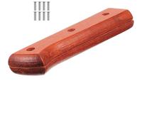 POPETPOP Mango de Repuesto para Cortador de Chef de Madera de Palo de Rosa Orificio Mango Pequeño Ligero y Práctico para Accesorios de Corte y Utensilios de Cocina Doméstica