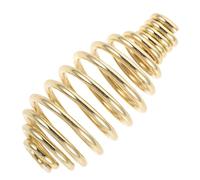 POPETPOP Mango de Resorte Metálico para Estufa de Carbón y Caldera, Empuñadura Resistente al Calor, Repuesto para Puerta de Pozo y Ahumador, Manija de Metal para Barbacoa y Horno, 1 Unidad