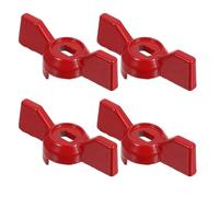 POPETPOP Manija de Válvula de Compuerta para Grifo Exterior 4 Piezas Palanca Orificio 8X6 MM Diseño Ergonómico para Fontanería y Mantenimiento de Jardines