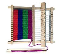POPETPOP Máquina de Tejer de Madera para Kit DIY de Hilo de Lana Juguete Educativo de Manual para Niñas y Desarrollo Intelectual y Coordinación Mano-ojo