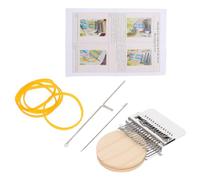 POPETPOP Máquina de Tejer de Madera para Remendar Ropa y Tejer a Mano, Mini Telar Portátil 14 Agujas para Manualidades y Labores de Tejido