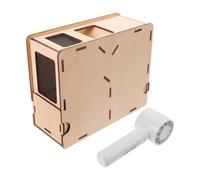 POPETPOP Máquina Separadora de Cáscaras para Semillas de Canario y Mijo con Control Manual de Viento y Tecnología de Flujo Estable para Instalaciones de Cría de Aves Pequeñas