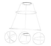 POPETPOP Marco de Lámpara de Hierro Diy Soporte de Pantalla Vintage para Lámparas de Mesa para Personalizar Propio Estilo
