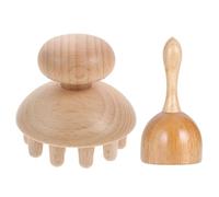 POPETPOP Masajeador de Taza de Madera Ergonómico Material Sintético, Accesorio Multifuncional Fácil de Llevar para Terapia Corporal y Relajación Muscular